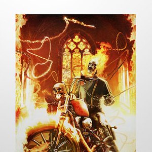 Ghost Rider Art Print (Brian Rood)