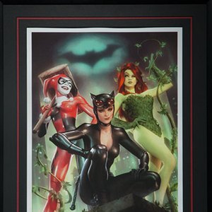 Gotham City Sirens Art Print Framed (Alex Garner)