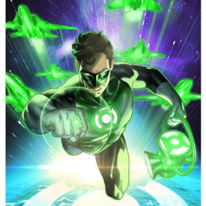 Green Lantern Hal Jordan Art Print (Taurin Clarke)