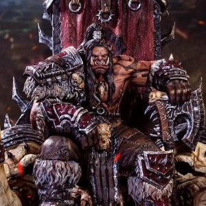 Grom Hellscream On Throne