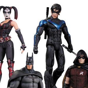 Harley Quinn, Batman, Nightwing and Robin 4-PACK