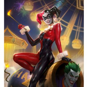 Harley Quinn & Joker Art Print (Heonhwa Choe)