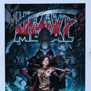 Heavy Metal A Mortal Rising Art Print (Fabian Schlaga and Tom Jilesen)