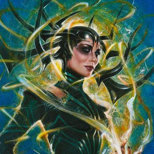 Hela Goddess Of Death Art Print (Olivia De Berardinis)