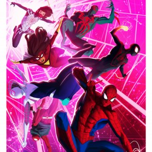Heroes Of Spider-Verse Art Print (Kris Anka)
