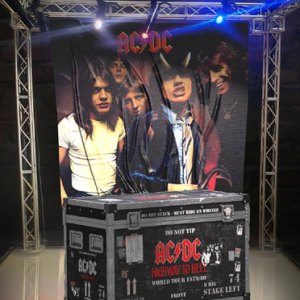 Highway To Hell On Tour Road Case & Stage Backdrop