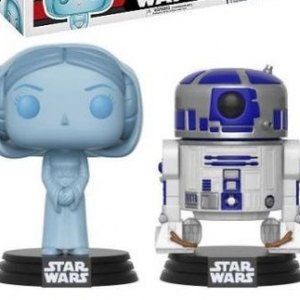 Leia Holographic & R2D2 Pop! Vinyl 2-SET (SDCC 2017)