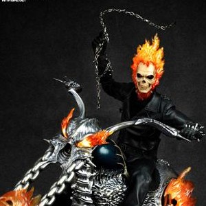 Johnny Blaze With Hellcycle (studio)