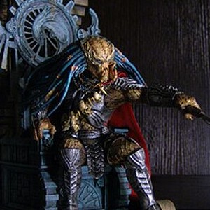 Elder Predator On Throne (studio)