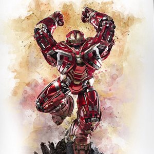 Hulkbuster Battle Diorama (Iron Studios)