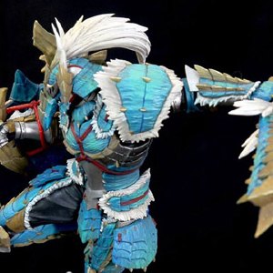 Zinogre Diorama Male Hunter