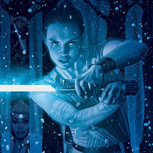 In A Galaxy Far, Far Away… Art Print (Adam Hughes)