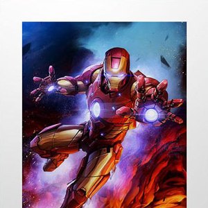 Iron Man Art Print (Jeehyung Lee)