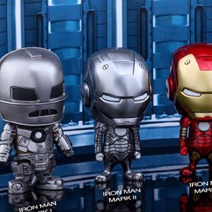 Iron Man MARK 1 - 7 Cosbaby SET