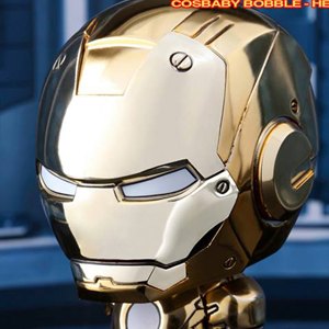 Iron Man MARK 21 Midas Gold Chrome Cosbaby (Hot Toys China)