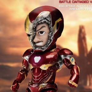 Iron Man MARK 50 Battle Damaged Egg Attack
