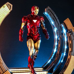 Iron Man MARK 6 2.0 With Suit-Up Gantry