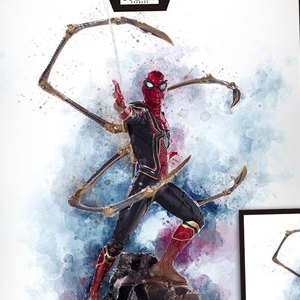 Iron Spider-Man Battle Diorama (Iron Studios)