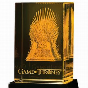 Iron Throne 3D LED Glass