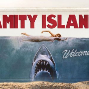 Jaws Movie Poster Metal Sign