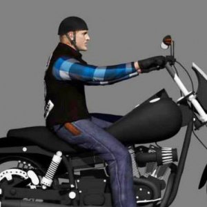 Jax Teller On Motorcycle