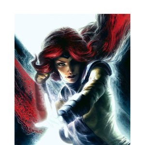 Jean Grey Art Print (Fabian Schlaga)