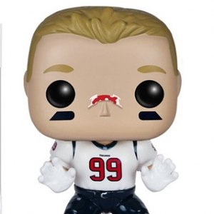 J.J. Watt Texans White-Blue Dress Pop! Vinyl