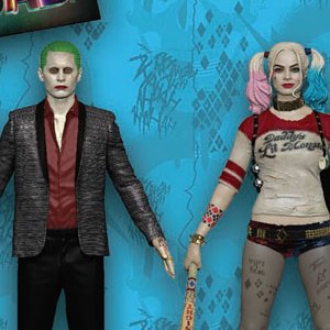 Joker, Harley Quinn And Panda Bendable 3-PACK