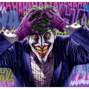Joker Last Laugh Art Print (Jason Edmiston)