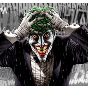 Joker Last Laugh Variant Art Print (Jason Edmiston)