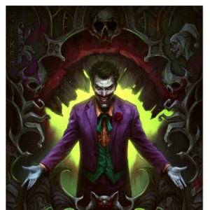 Joker Wild Card Art Print (Richard Luong)