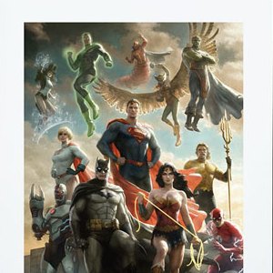 Justice League Art Print (Paolo Rivera)