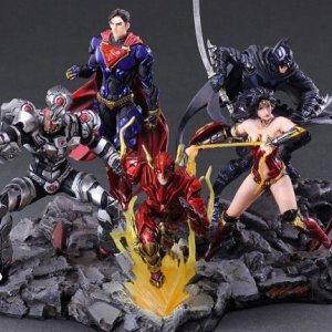 Justice League Variant Color And Monochromatic 10-SET