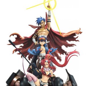 Kamina, Simon & Yoko With Lagann