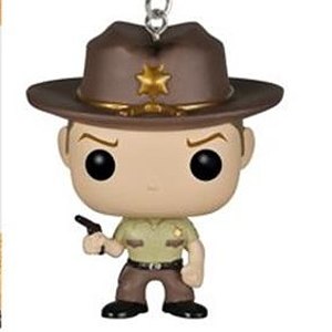 Rick Grimes Pop! Keychain