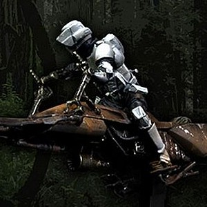 Scout Trooper On Speeder Bike (studio)