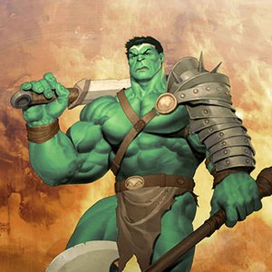 King Hulk Art Print (Ariel Olivetti)