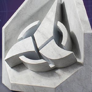 Klingon Emblem Stonework Faux Marble Bookend