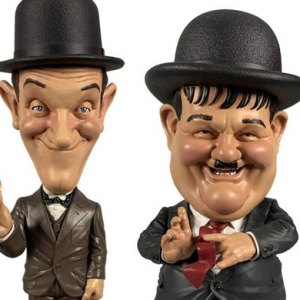 Laurel & Hardy Suits Bobbleheads Mini 2-PACK