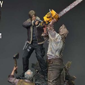 Leon S. Kennedy Vs. Chainsaw Villager