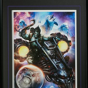 Lobo The Last Czarnian Art Print Framed (Dave Wilkins)