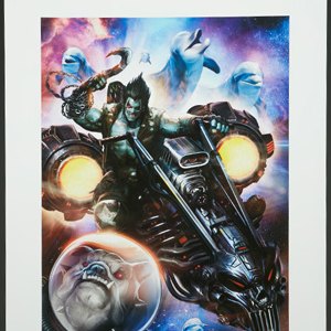 Lobo The Last Czarnian Art Print (Dave Wilkins)