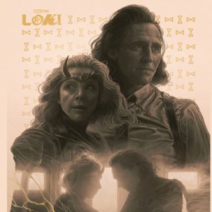 Loki & Sylvie For All Time, Always Art Print (Jake Kontou)