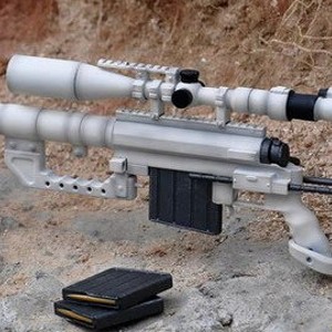 Cheytac Intervention M200 White Silenced (studio)