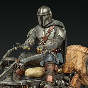 Mandalorian On Speederbike Deluxe