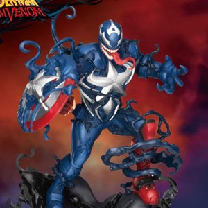 Maximum Venom Captain America D-Stage Diorama