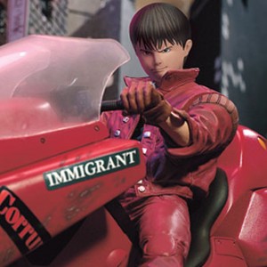 Kaneda With Motorcycle (studio)