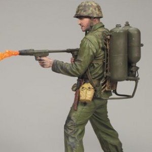 Marine Corps With Flamethrower (studio)