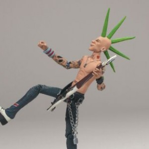 Johnny Napalm Green Mohawk (studio)