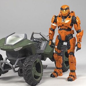 Mongoose With Spartan MARK V Orange (studio)